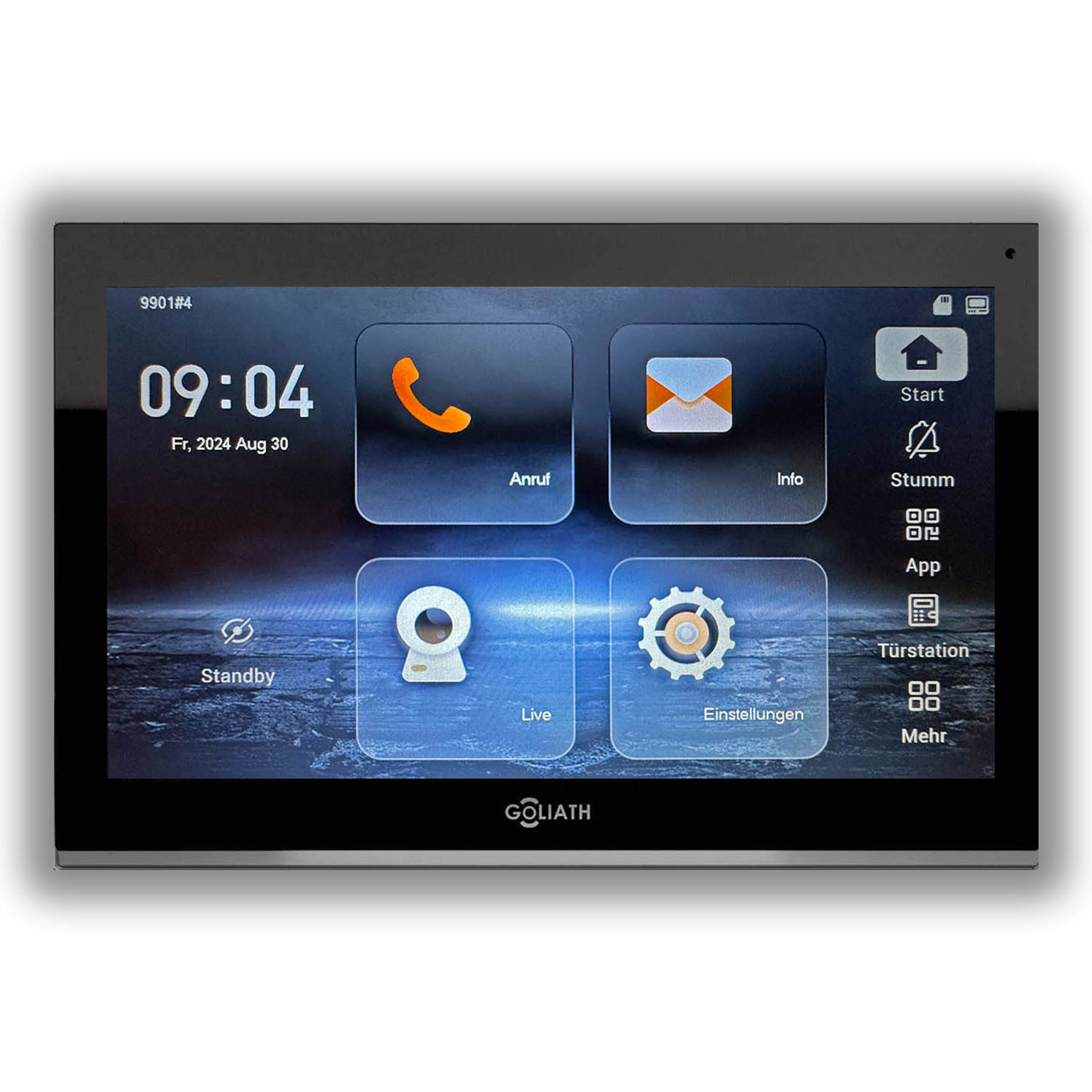 AV-VTI10SV2 Goliath 10-Zoll Monitor Schwarz Tuersprechanlage AV-VTI10SV2 Goliath 10-Zoll Monitor Schwarz Tuersprechanlage